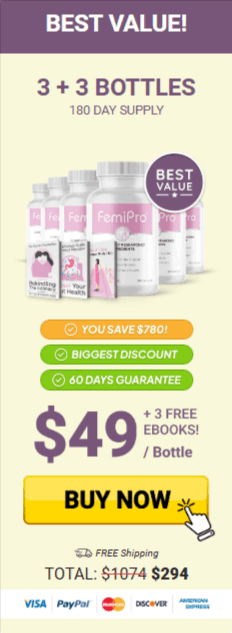 FemiPro price 6 bottle